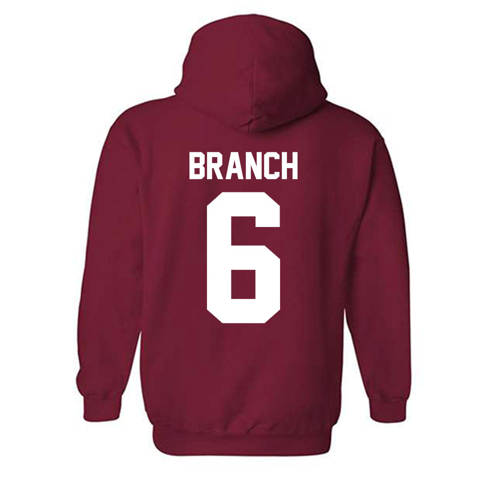 Oklahoma - NCAA Baseball : Kyle Branch - Fashion Shersey Hooded Sweatshirt-1