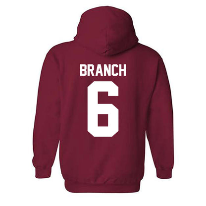 Oklahoma - NCAA Baseball : Kyle Branch - Fashion Shersey Hooded Sweatshirt-1