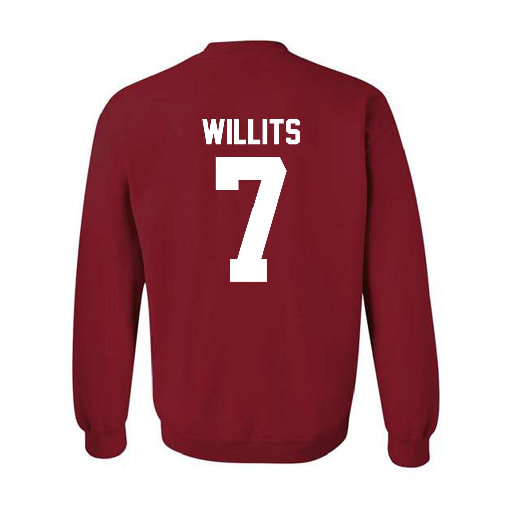 Oklahoma - NCAA Baseball : Jaxon Willits - Fashion Shersey Crewneck Sweatshirt-1
