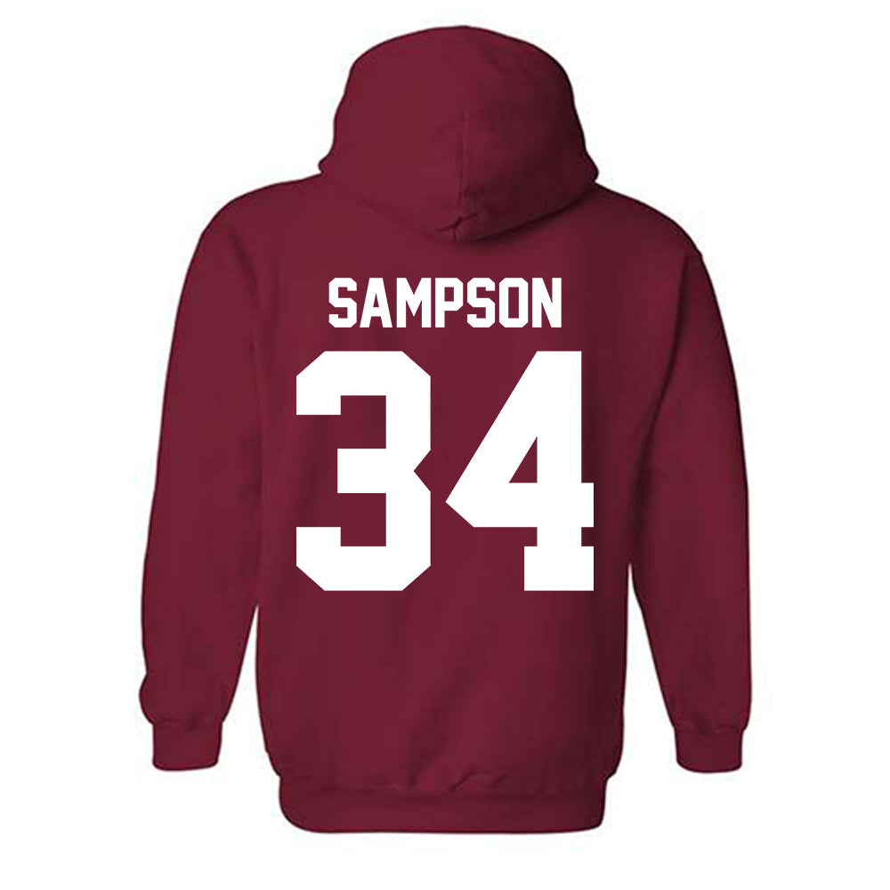 Oklahoma - NCAA Baseball : Beau Sampson - Fashion Shersey Hooded Sweatshirt-1