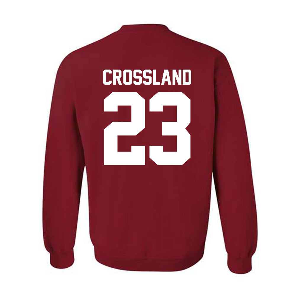 Oklahoma - NCAA Baseball : Cade Crossland - Fashion Shersey Crewneck Sweatshirt-1