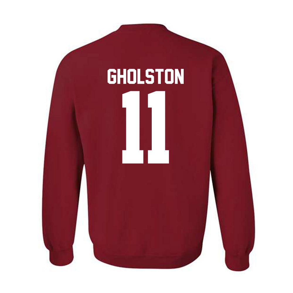 Oklahoma - NCAA Baseball : Jacob Gholston - Fashion Shersey Crewneck Sweatshirt-1