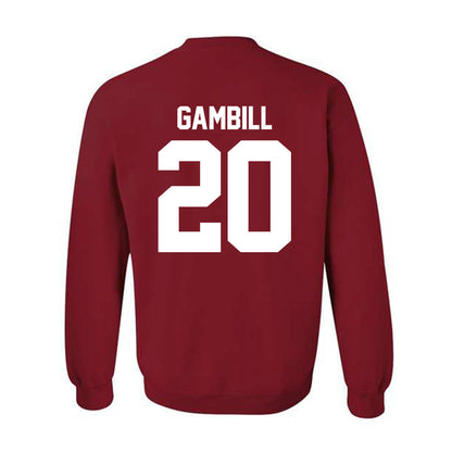 Oklahoma - NCAA Baseball : Trey Gambill - Fashion Shersey Crewneck Sweatshirt-1