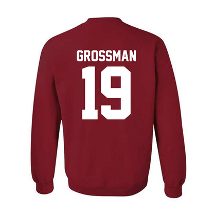 Oklahoma - NCAA Baseball : Jaxon Grossman - Fashion Shersey Crewneck Sweatshirt-1