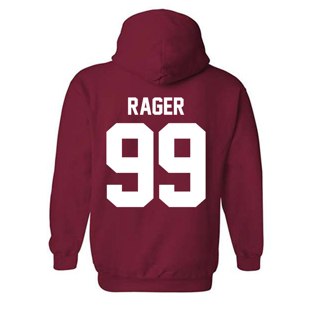 Oklahoma - NCAA Baseball : Cord Rager - Fashion Shersey Hooded Sweatshirt-1