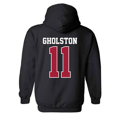 Oklahoma - NCAA Baseball : Jacob Gholston - Fashion Shersey Hooded Sweatshirt-1