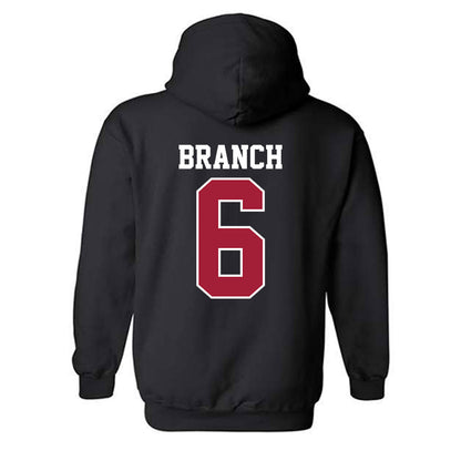 Oklahoma - NCAA Baseball : Kyle Branch - Fashion Shersey Hooded Sweatshirt-1