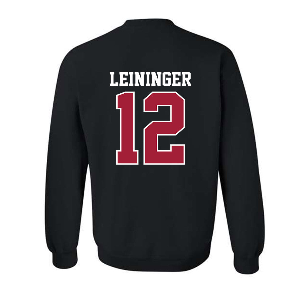 Oklahoma - NCAA Baseball : Ryley Leininger - Fashion Shersey Crewneck Sweatshirt-1