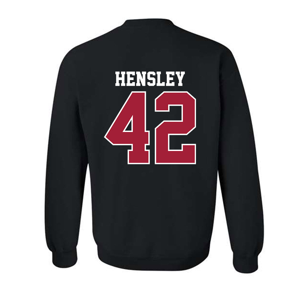 Oklahoma - NCAA Baseball : Reid Hensley - Fashion Shersey Crewneck Sweatshirt-1