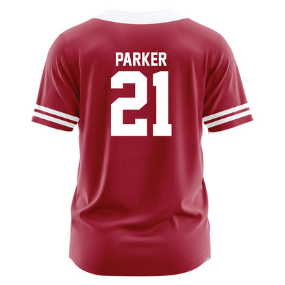 Oklahoma - NCAA Softball : Ella Parker - Red Jersey-1