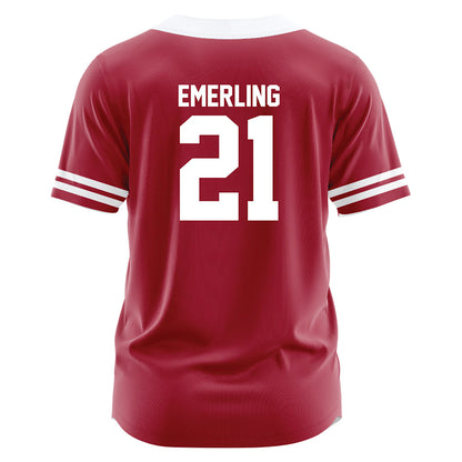 Oklahoma - NCAA Softball : Isabela Emerling - Red Jersey-1