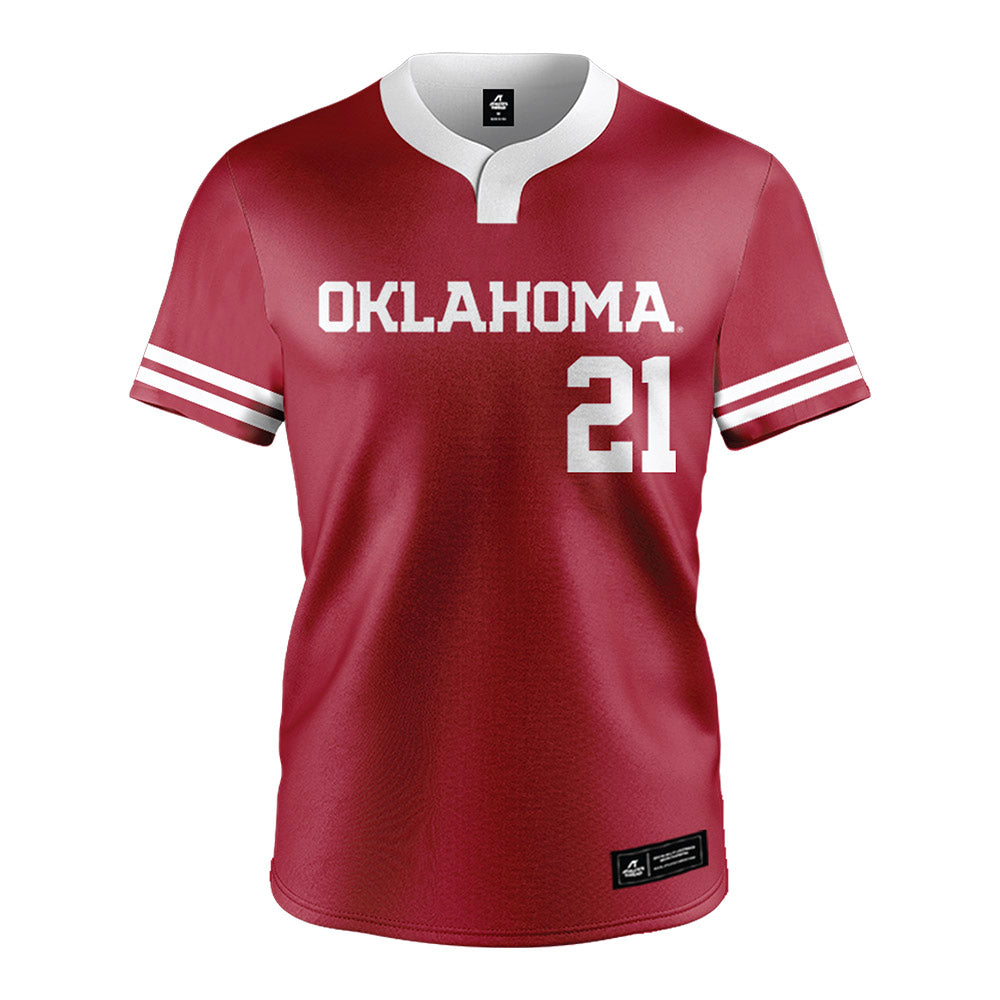 Oklahoma - NCAA Softball : Miali Guachino - Red Jersey-0
