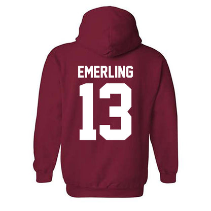 Oklahoma - NCAA Softball : Isabela Emerling - Fashion Shersey Hooded Sweatshirt-1