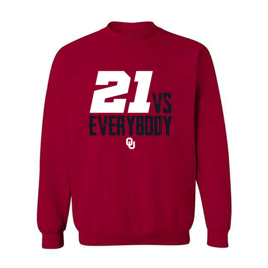 Oklahoma - NCAA Softball : Kinzie Hansen - Fashion Shersey Crewneck Sweatshirt