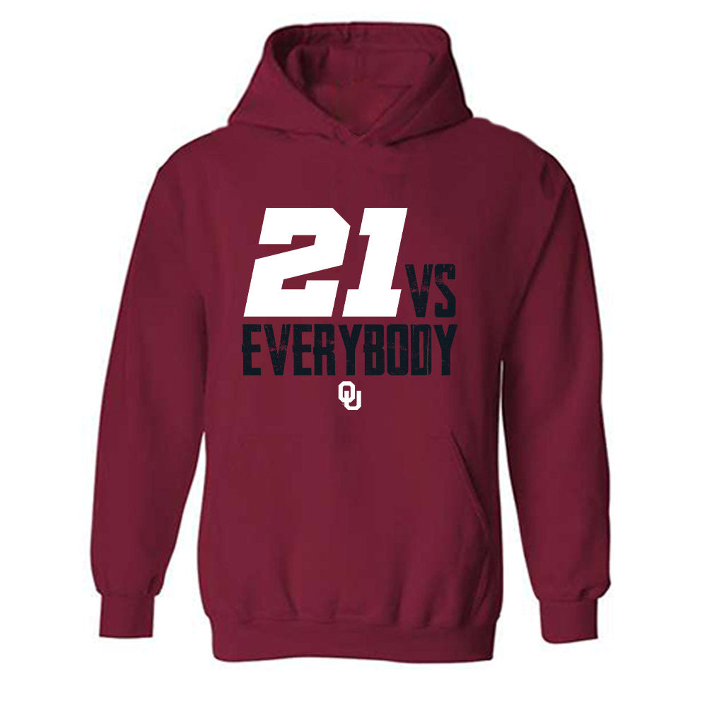 Oklahoma - NCAA Softball : Kasidi Pickering - Fashion Shersey Hooded Sweatshirt-0