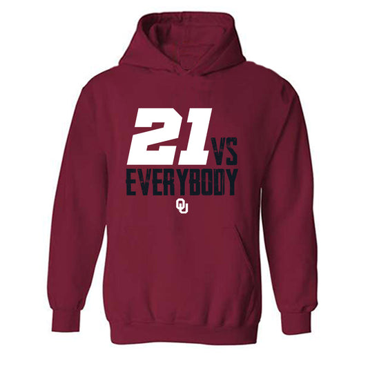 Oklahoma - NCAA Softball : Kinzie Hansen - Fashion Shersey Hooded Sweatshirt