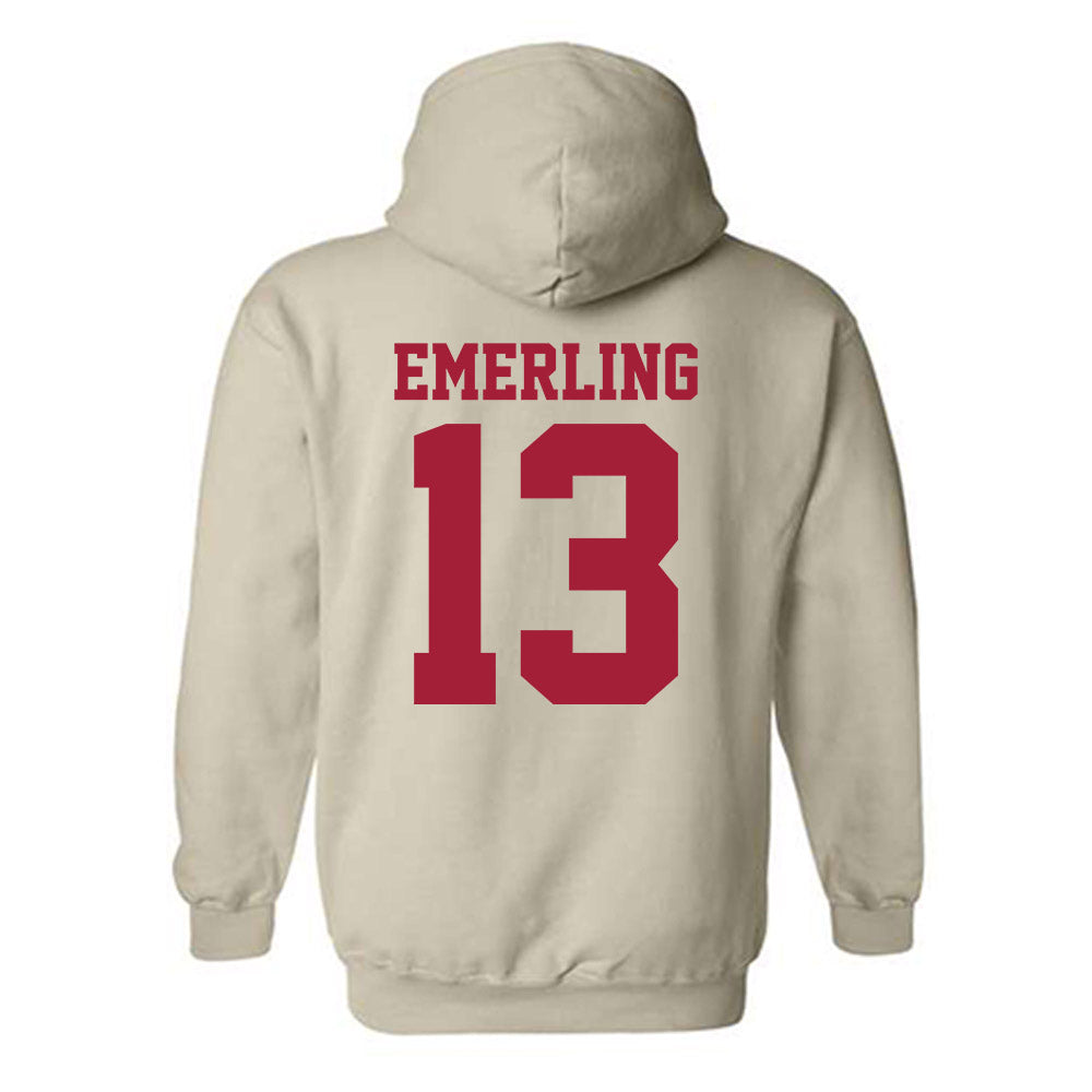 Oklahoma - NCAA Softball : Isabela Emerling - Fashion Shersey Hooded Sweatshirt-1
