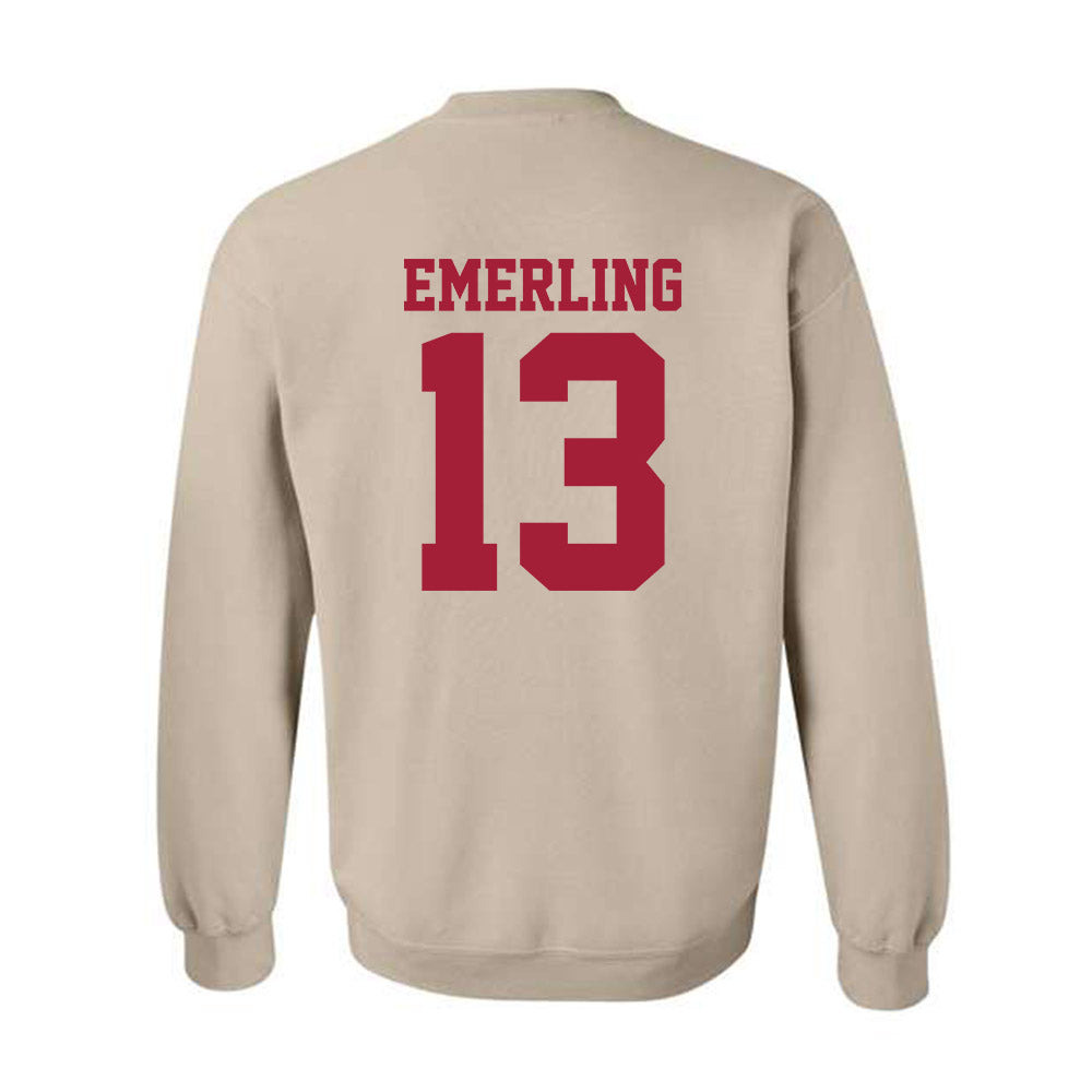 Oklahoma - NCAA Softball : Isabela Emerling - Fashion Shersey Crewneck Sweatshirt-1