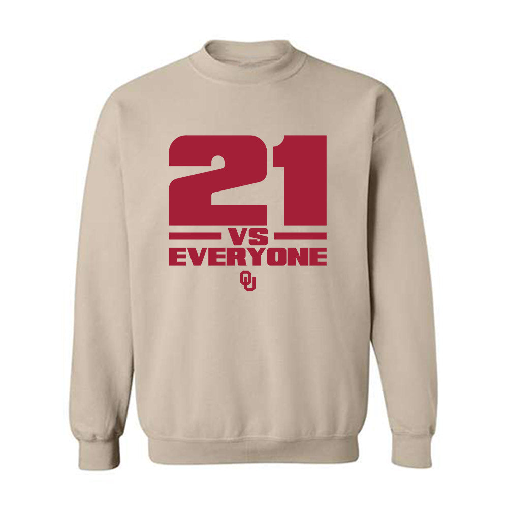 Oklahoma - NCAA Softball : Miali Guachino - Fashion Shersey Crewneck Sweatshirt-0