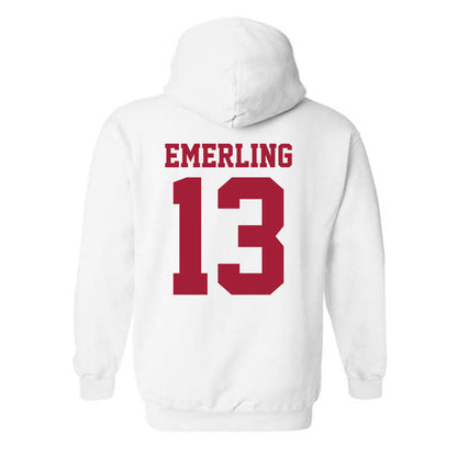 Oklahoma - NCAA Softball : Isabela Emerling - Fashion Shersey Hooded Sweatshirt-1
