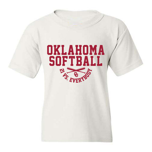 Oklahoma - NCAA Softball : Ella Parker - Fashion Shersey Youth T-Shirt-0