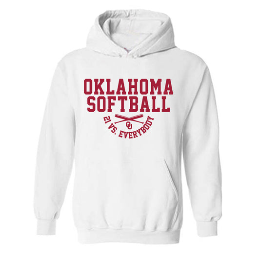 Oklahoma - NCAA Softball : Kinzie Hansen - Fashion Shersey Hooded Sweatshirt