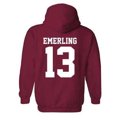 Oklahoma - NCAA Softball : Isabela Emerling - Fashion Shersey Hooded Sweatshirt-1