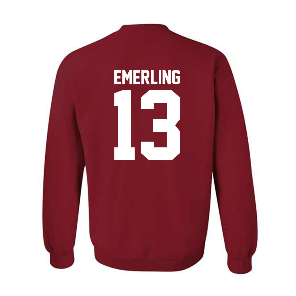 Oklahoma - NCAA Softball : Isabela Emerling - Fashion Shersey Crewneck Sweatshirt-1
