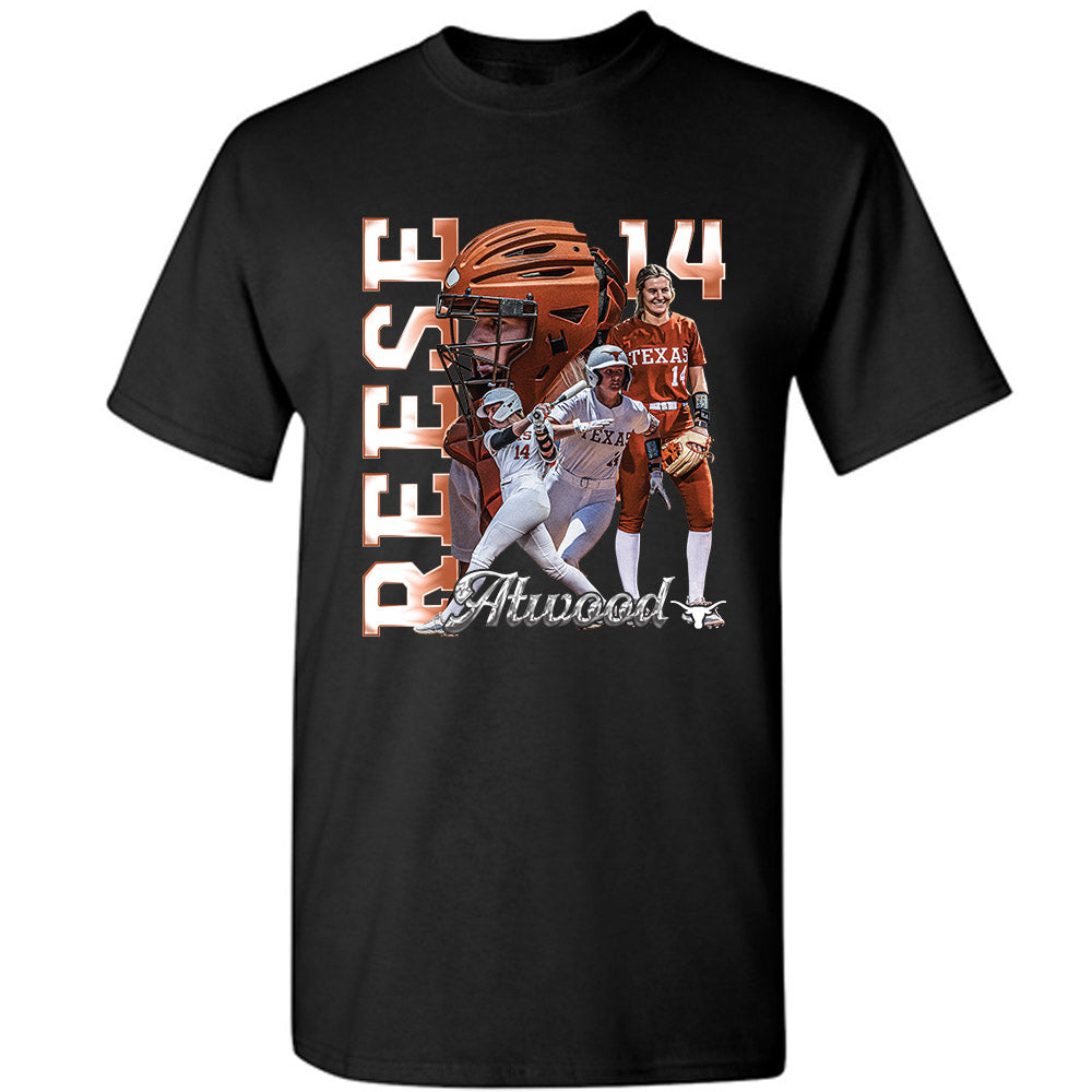 Texas - NCAA Softball : Reese Atwood - T-Shirt Player Collage