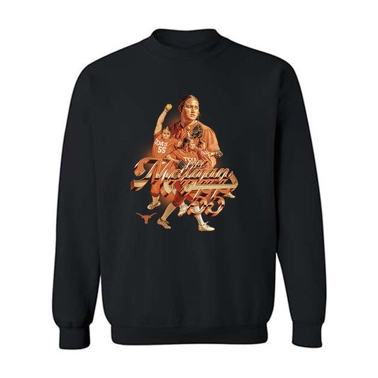 Texas - NCAA Softball : Mac Morgan - Crewneck Sweatshirt Player Collage