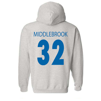 MTSU - NCAA Football : Jekail Middlebrook - Classic Shersey Hooded Sweatshirt