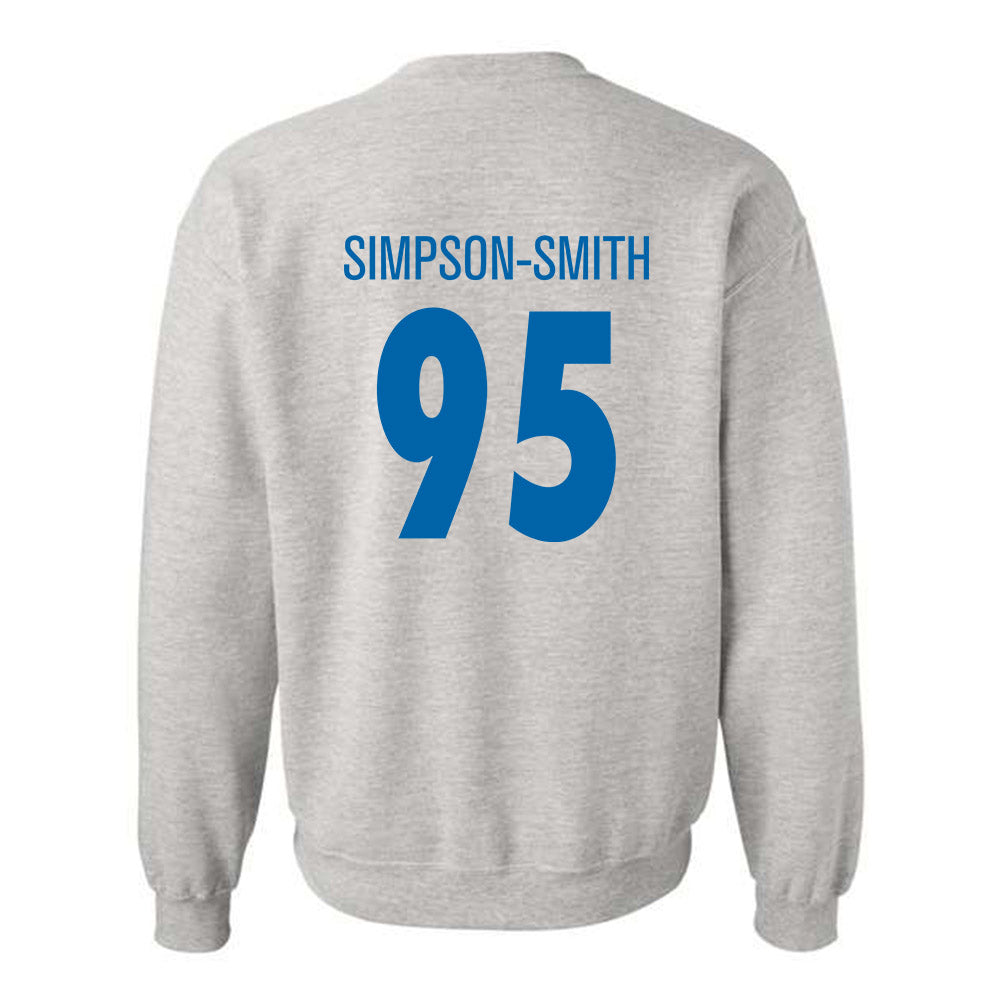 MTSU - NCAA Football : Zeion Simpson-smith - Classic Shersey Crewneck Sweatshirt-1