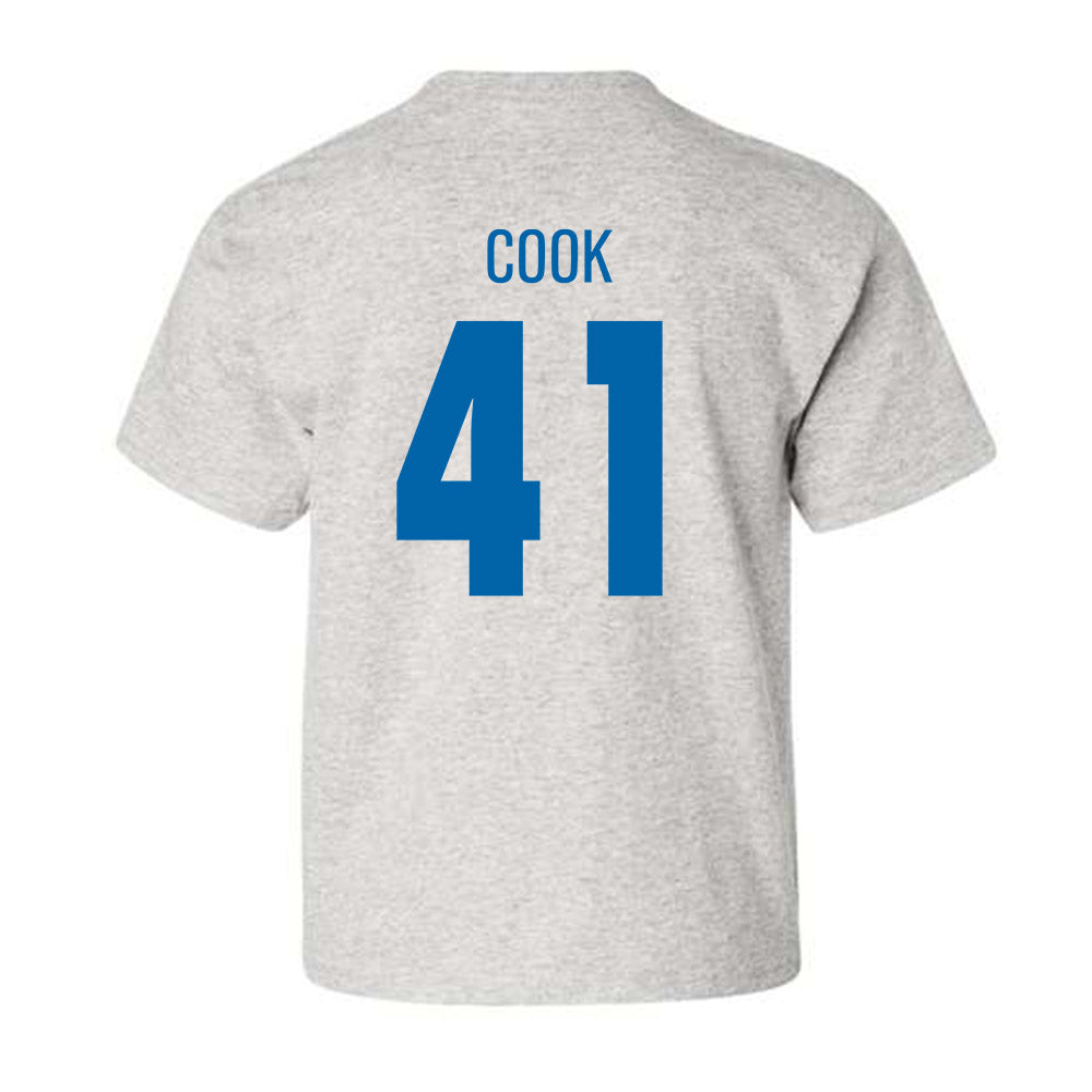 MTSU - NCAA Baseball : Calvin Cook - Classic Shersey Youth T-Shirt