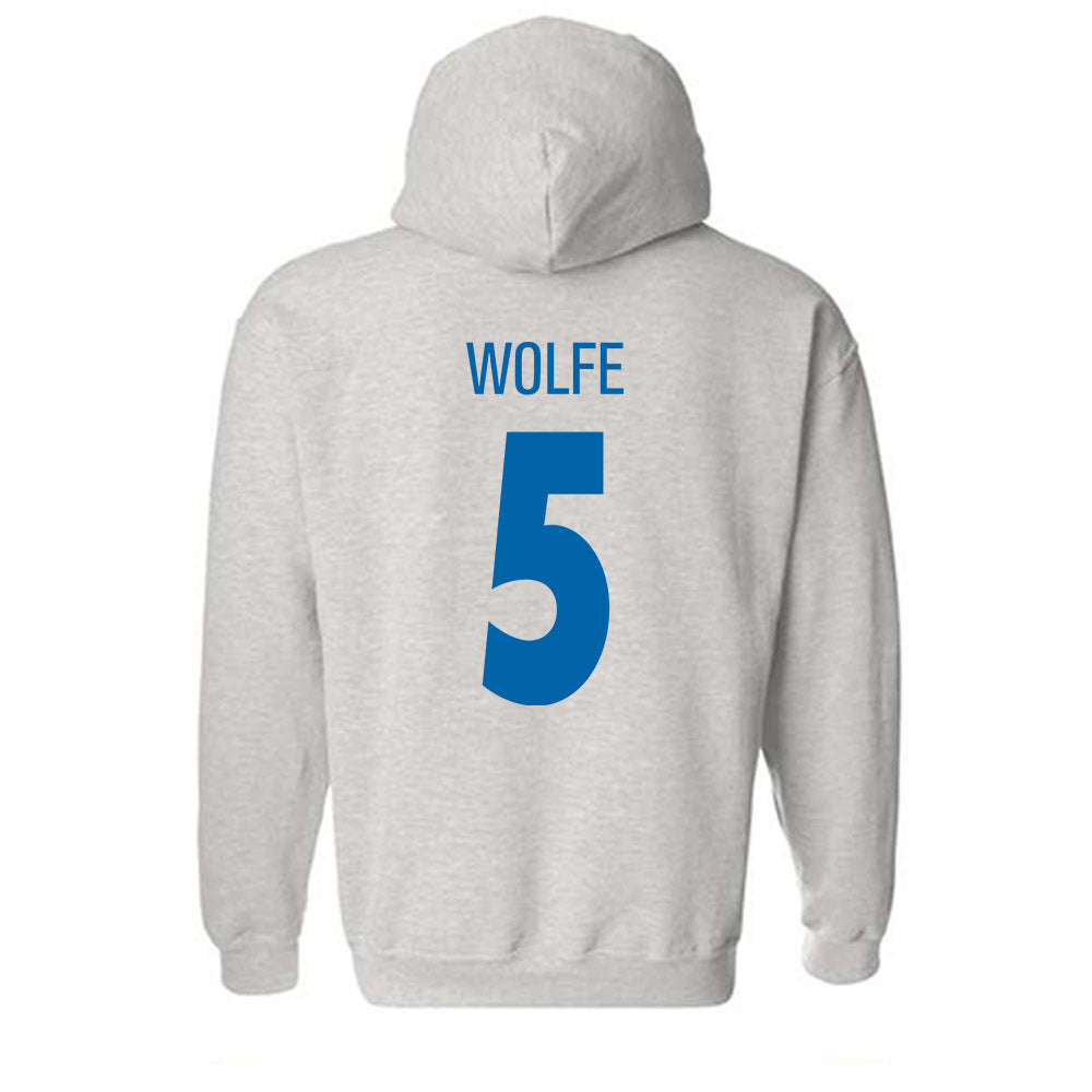 MTSU - NCAA Baseball : Matt Wolfe - Classic Shersey Hooded Sweatshirt-1