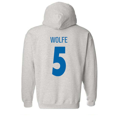 MTSU - NCAA Baseball : Matt Wolfe - Classic Shersey Hooded Sweatshirt-1