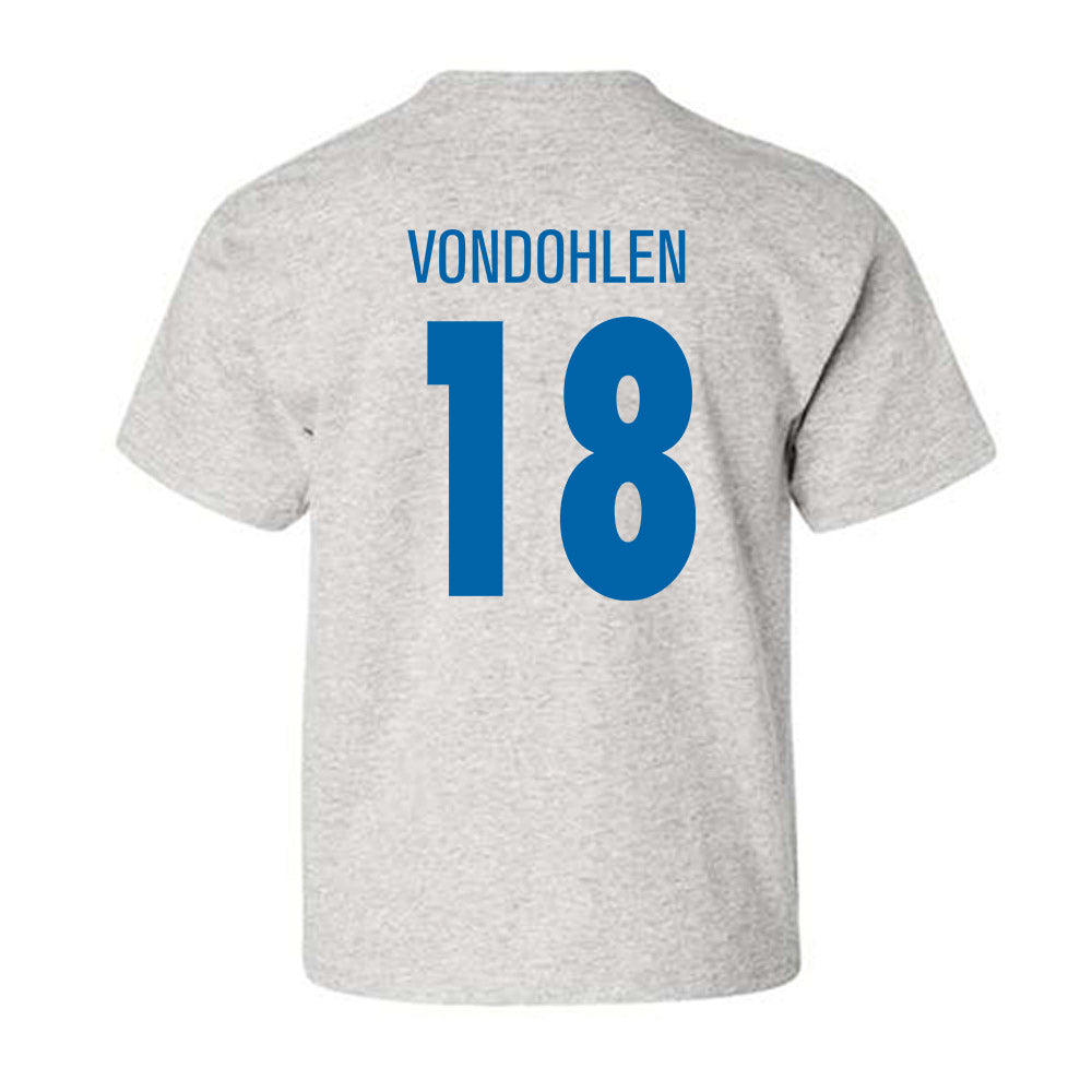 MTSU - NCAA Baseball : Brett Vondohlen - Classic Shersey Youth T-Shirt-1