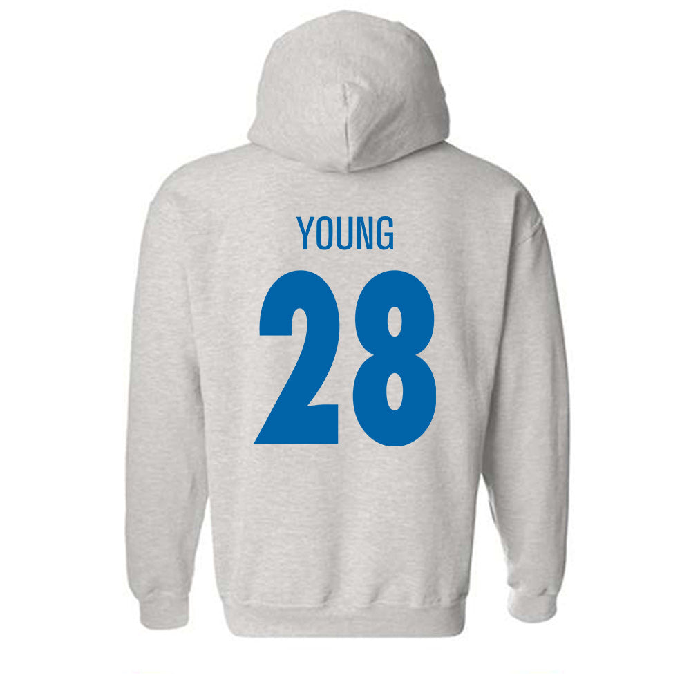 MTSU - NCAA Football : Alan Young - Classic Shersey Hooded Sweatshirt-1