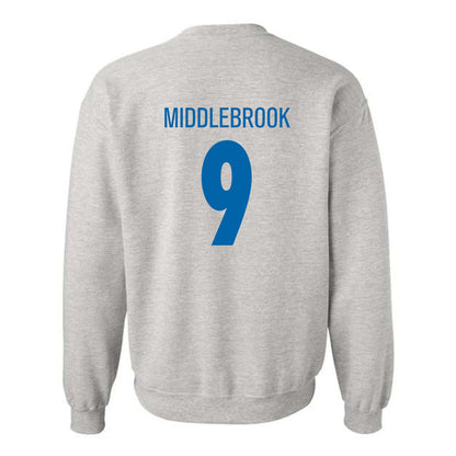 MTSU - NCAA Football : Jekail Middlebrook - Classic Shersey Crewneck Sweatshirt-1