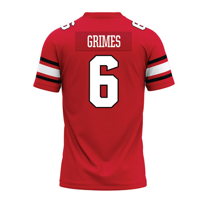 NC State - NCAA Football : Wesley Grimes - Premium Football Jersey