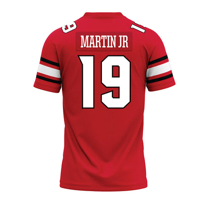 NC State - NCAA Football : KJ Martin Jr - Red Premium Football Jersey