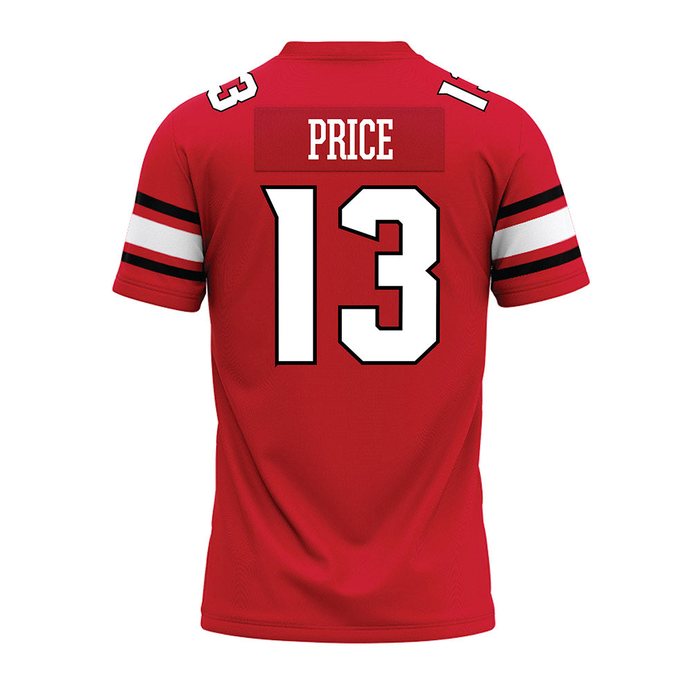 NC State - NCAA Football : Travali Price - Premium Football Jersey