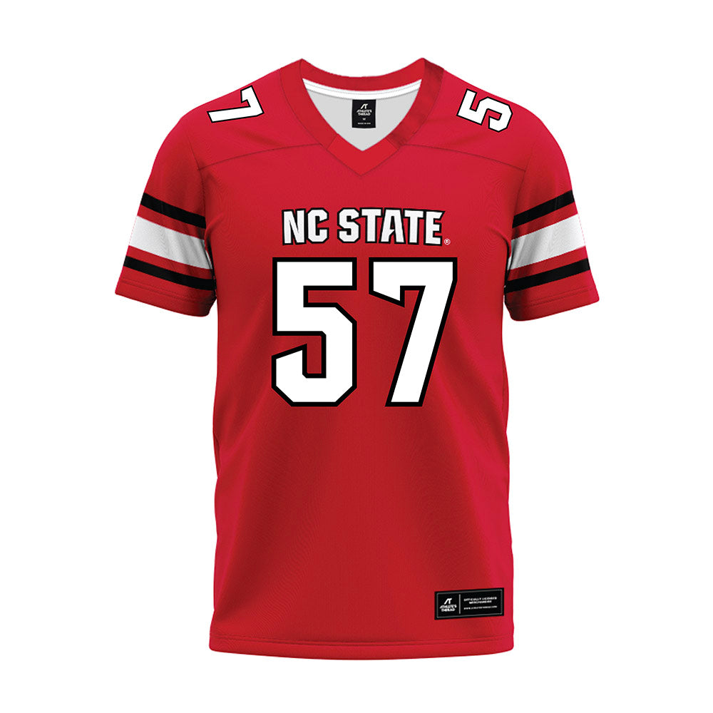 NC State - NCAA Football : Steven Stokes - Red Premium Football Jersey-0