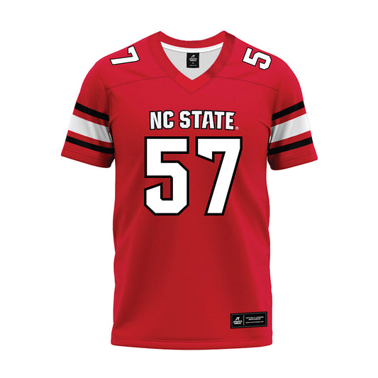 NC State - NCAA Football : Steven Stokes - Red Premium Football Jersey-0