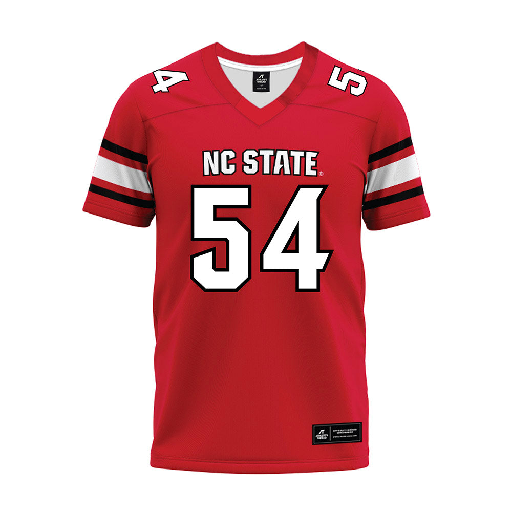NC State - NCAA Football : Teague Andersen - Red Premium Football Jersey-0