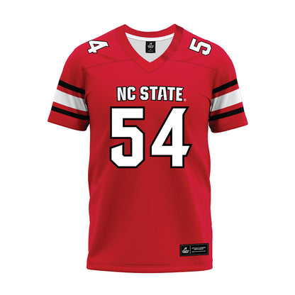 NC State - NCAA Football : Teague Andersen - Red Premium Football Jersey-0