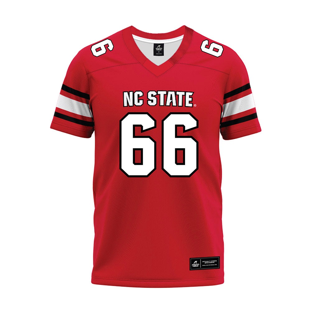 NC State - NCAA Football : Matthew McCabe - Red Premium Football Jersey-0
