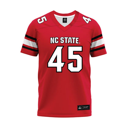 NC State - NCAA Football : Josh Alexander-Felton - Red Premium Football Jersey-0