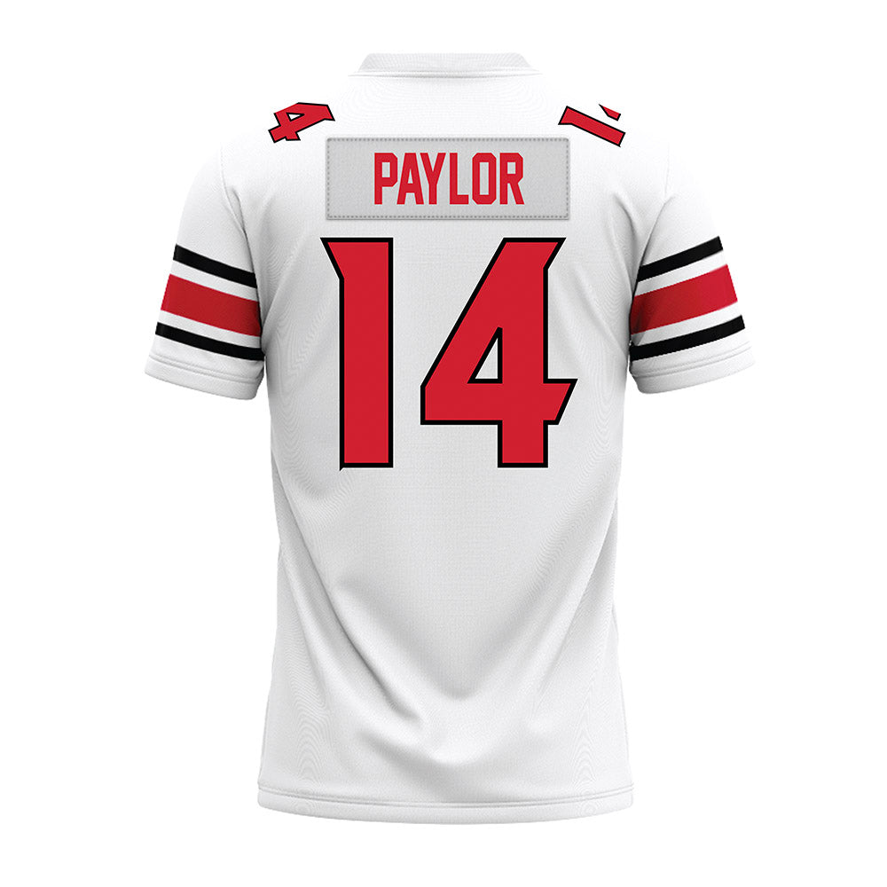 NC State - NCAA Football : Jonathan Paylor - White Premium Football Jersey-1