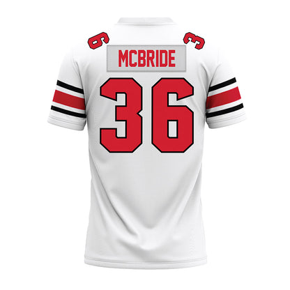 NC State - NCAA Football : Kelvon McBride - White Premium Football Jersey-1