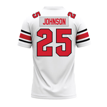 NC State - NCAA Football : Darius Johnson - White Premium Football Jersey-1